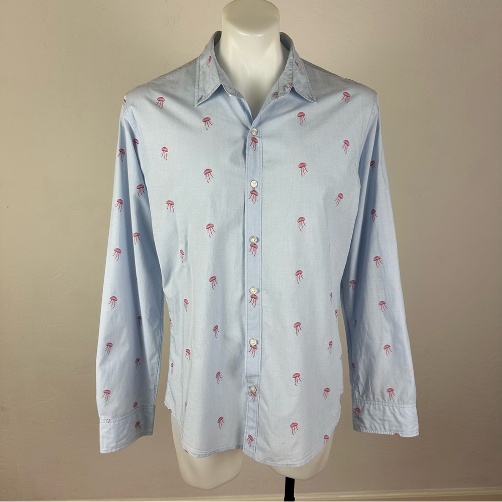 Bonobos Jellyfish Oxford Shirt - Picture 2 of 8